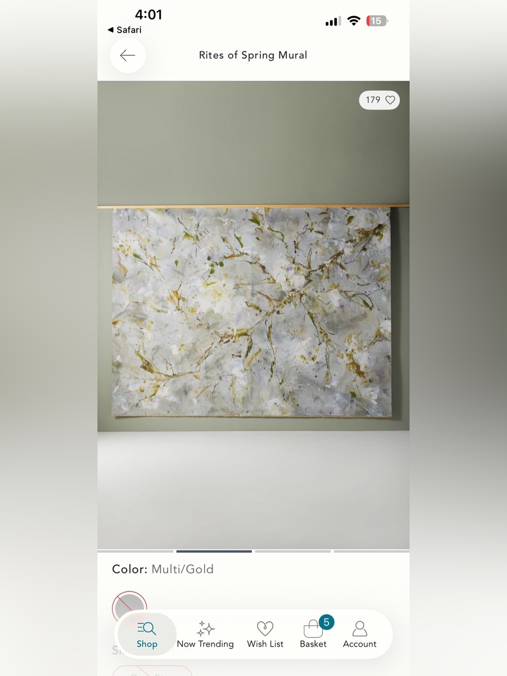VGUC Anthropologie Rites of Spring Mural